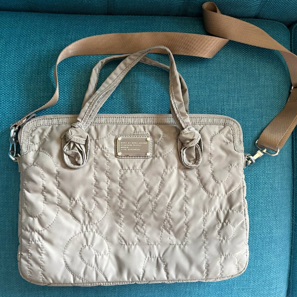 Marc by Marc Jacobs Quilted Laptop Bag